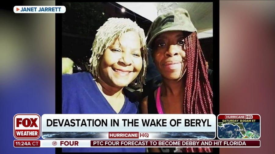 'She had a good spirit': Woman loses sister after Beryl hit Texas