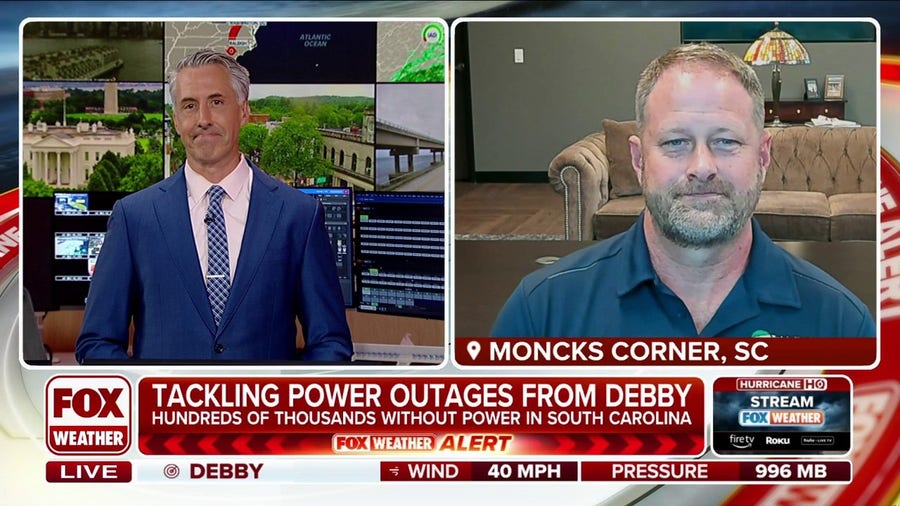 South Carolina power restoration in full swing after Debby