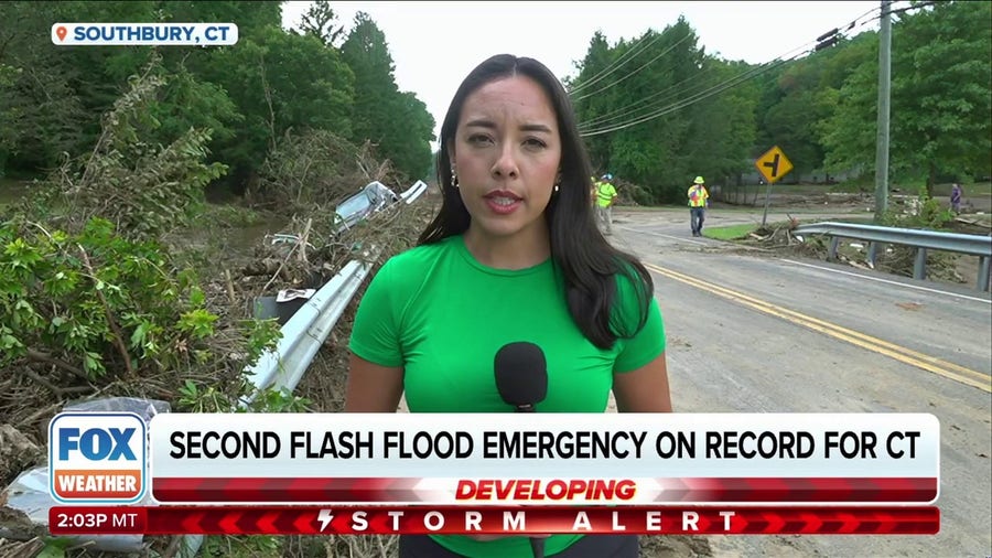 Catastrophic flooding devastates Connecticut after state's second Flash Flood Emergency on record