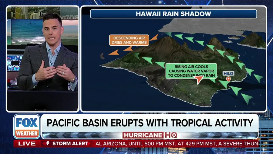 How Hawaii's dramatic topography leads to wild variations in rainfall over short distances