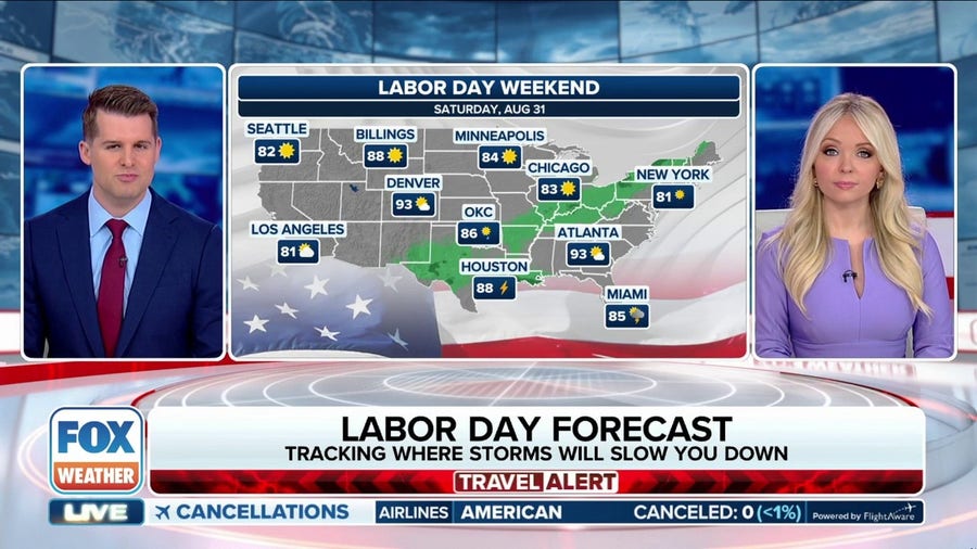 Labor Day travel forecast: Where extreme weather could impact holiday travel