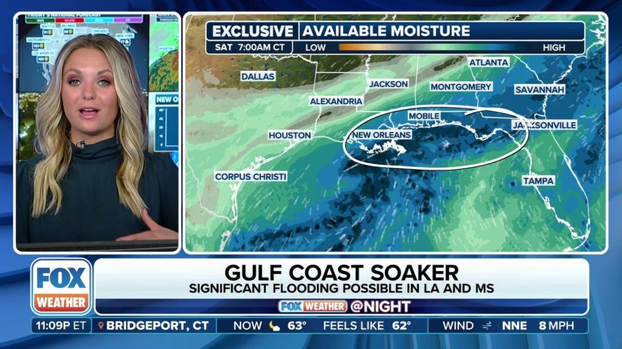 Flooding threat to continue along Gulf Coast, Sunshine State