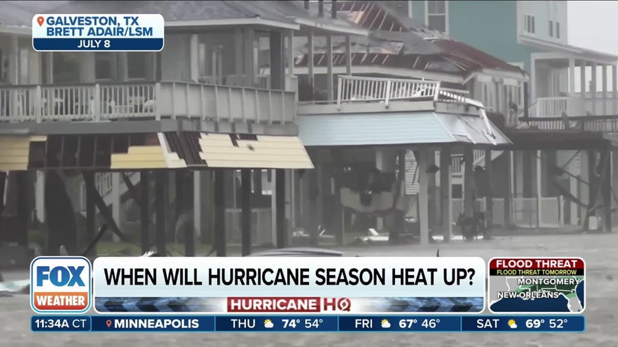 When will Atlantic hurricane season heat up?