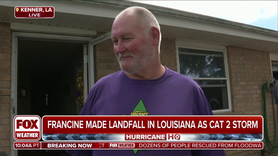 Katrina survivor recalls moments Francine flooded his home