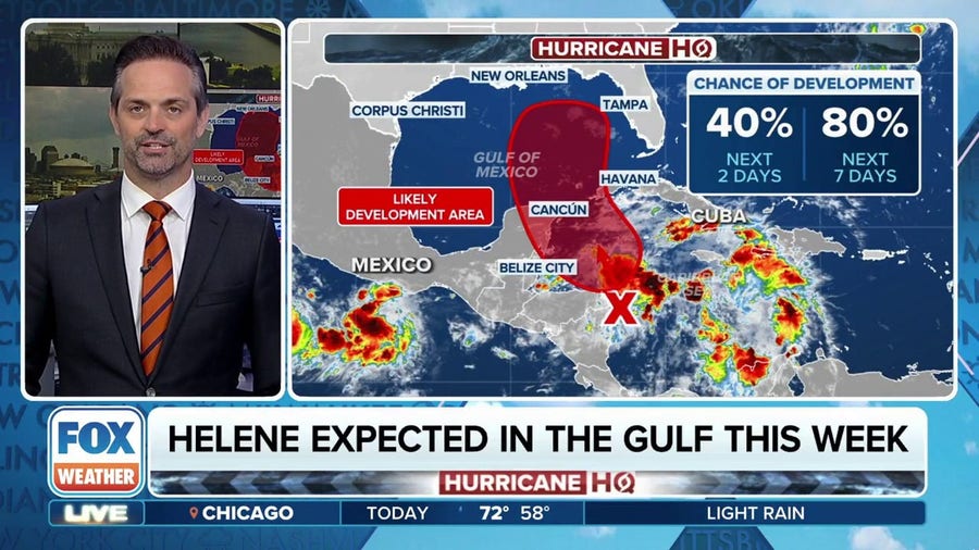 Tropical Storm or Hurricane Helene likely to form in Gulf of Mexico this week