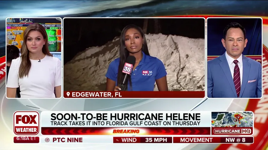 Florida's east coast also preparing for potential impacts from future Hurricane Helene