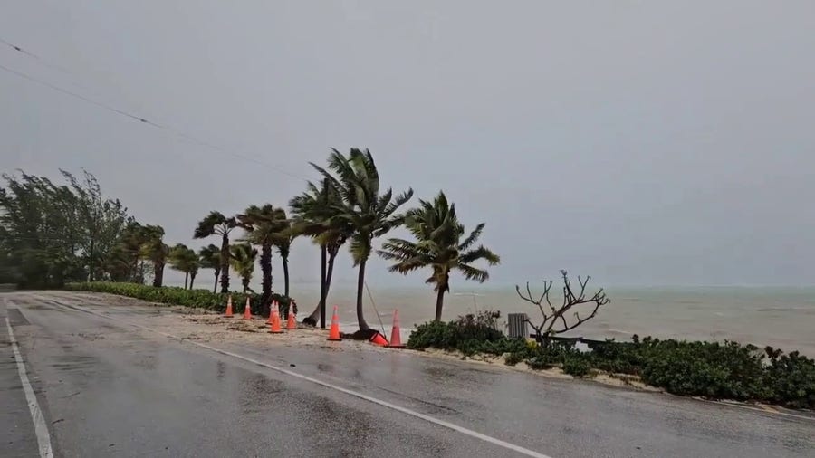 Watch: Large waves strong winds from Tropical Storm Helene lash Grand Cayman