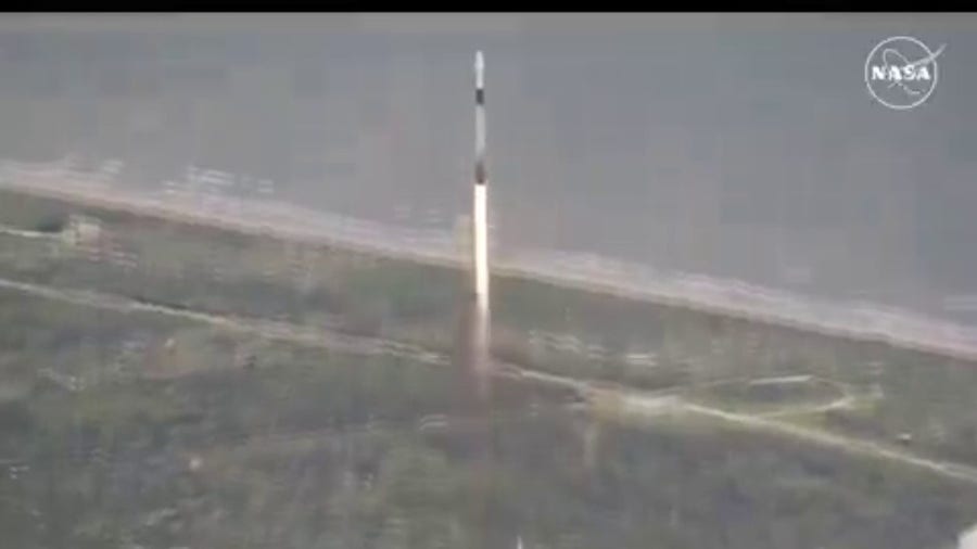 NASA launches crew that will bring stranded space station astronauts home