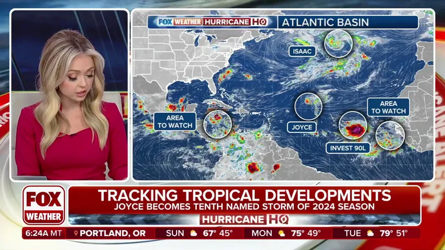 Forecasters monitoring new area for possible tropical development in Atlantic as hurricane season shows no signs of slowing