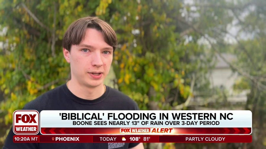 College student loses first apartment to Helene's catastrophic flooding