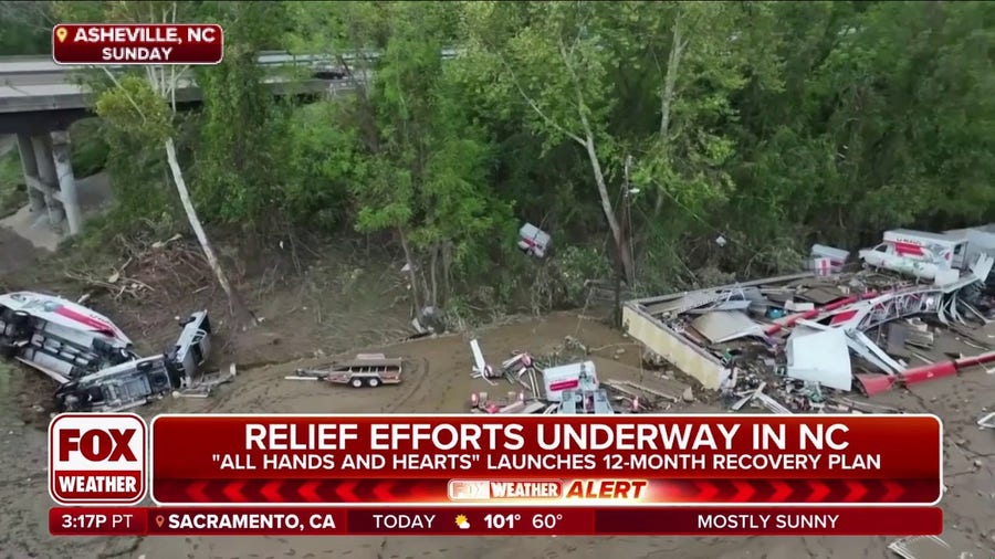 Relief efforts underway in North Carolina