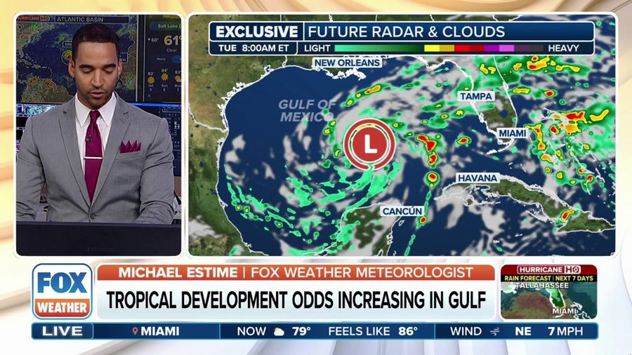 New tropical disturbance tracked in Gulf of Mexico