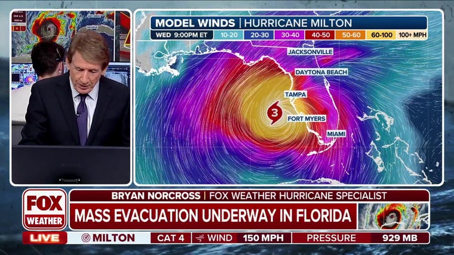 Bryan Norcross: Milton remains 'fierce, intense hurricane' on approach to Florida