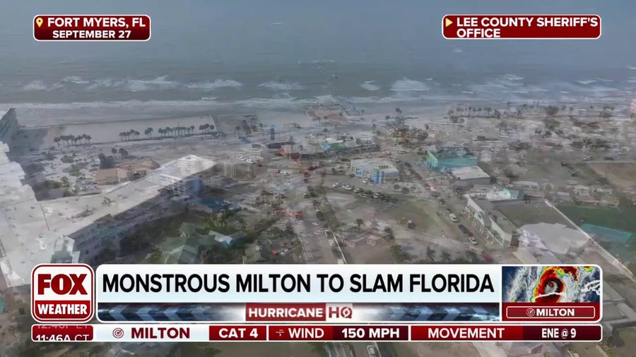 Fort Myers Beach becomes 'ghost town' ahead of Hurricane Milton