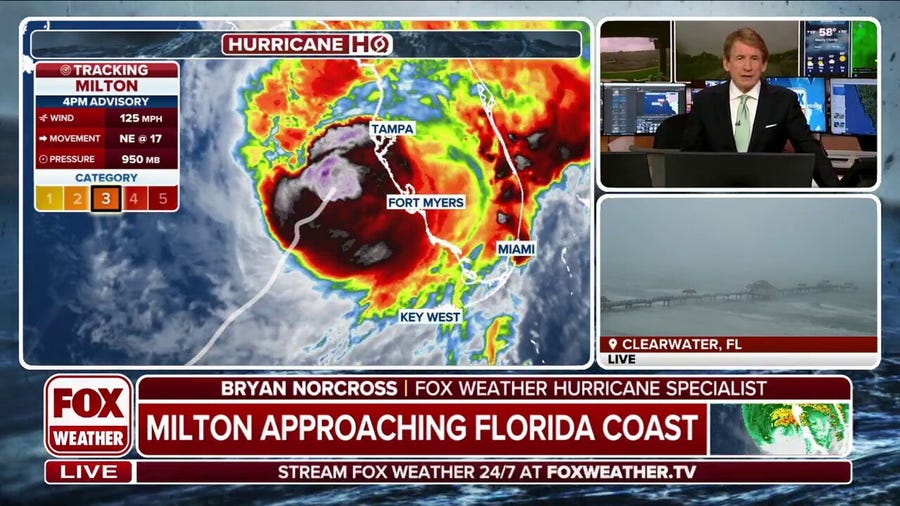 'Very unusual': Bryan Norcross explains the latest on Hurricane Milton