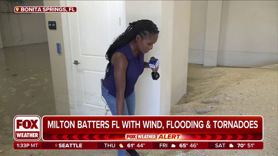 Milton fills Florida homes with sand after storm surge overtakes coastal towns