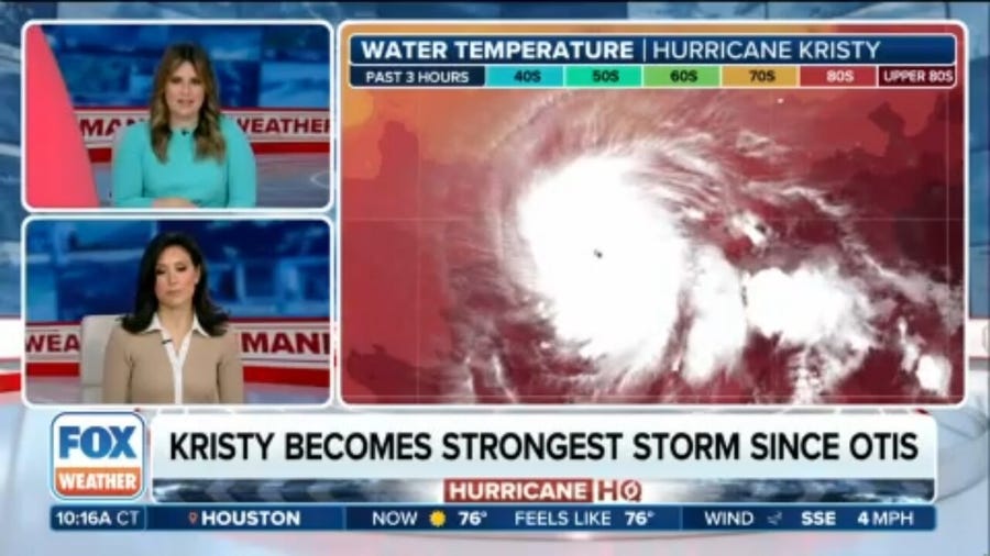 Hurricane Kristy becomes strongest Eastern Pacific hurricane since Otis