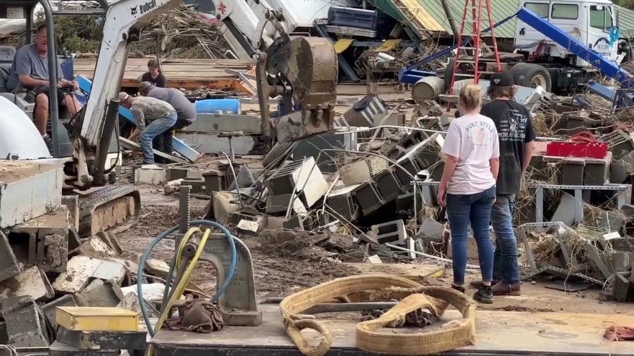 Recovery efforts continue a month after Helene devastated North Carolina, Florida