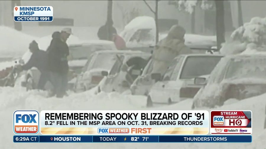 Look back at Halloween blizzard of 1991 in Midwest