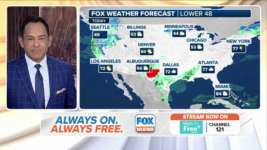 Weather in America: November 1, 2024