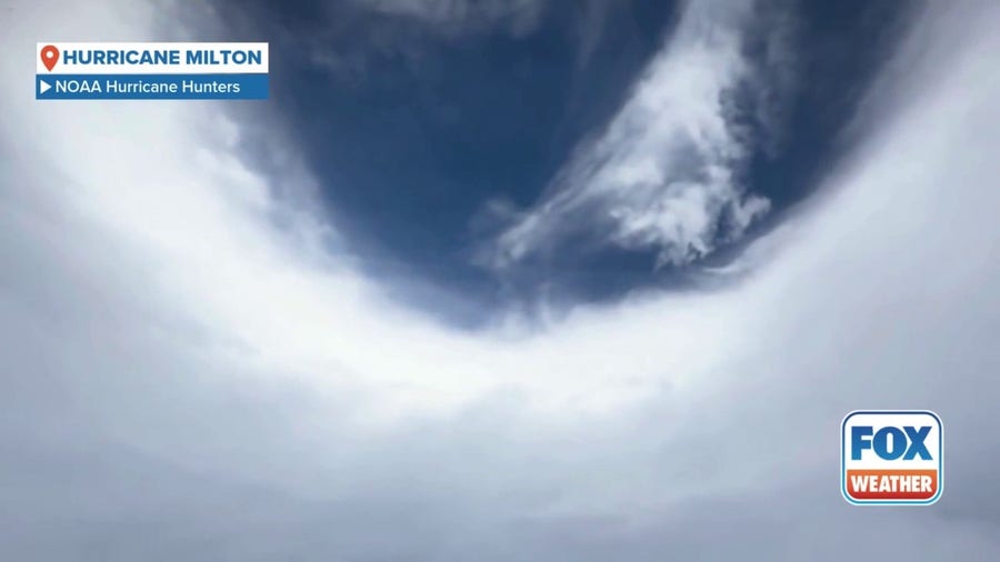 Wild Ride: NOAA Hurricane Hunters flying inside Hurricane Milton