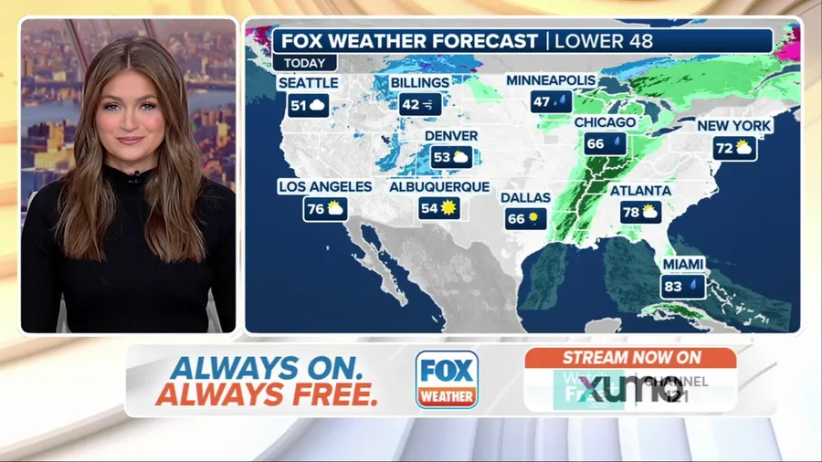 Weather in America: November 5, 2024