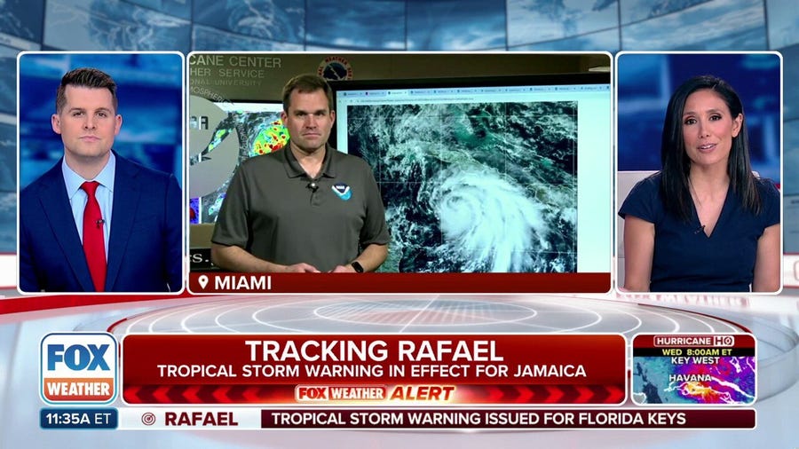 NHC Director Michael Brennan on Tropical Storm Rafael