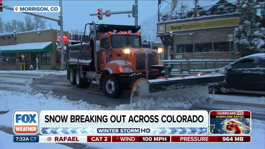 First major snowstorm sweeps the Rockies