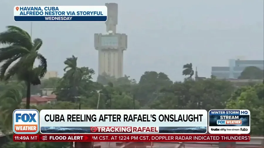 Shear, dry air limit Rafael's remaining days