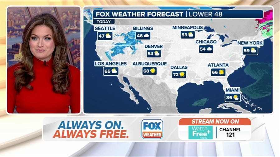 Weather in America: November 15, 2024