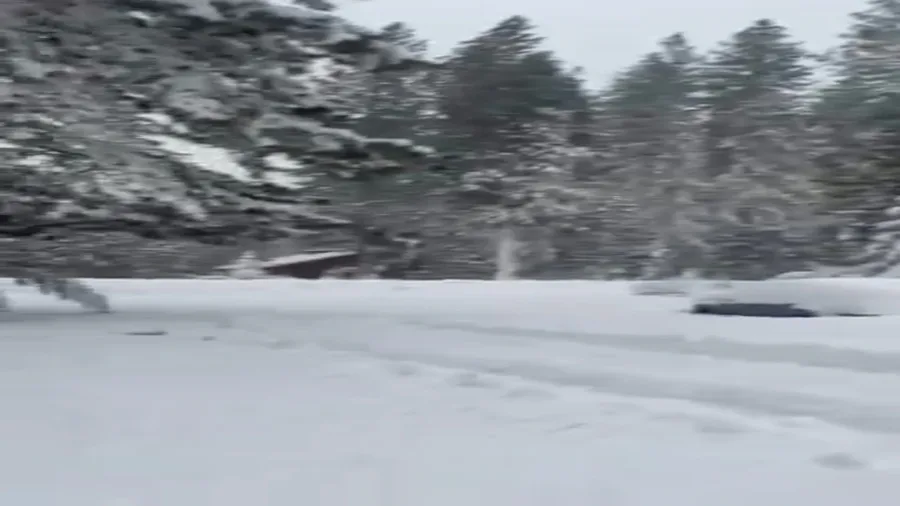 Atmospheric River dumps snow on Mount Shasta