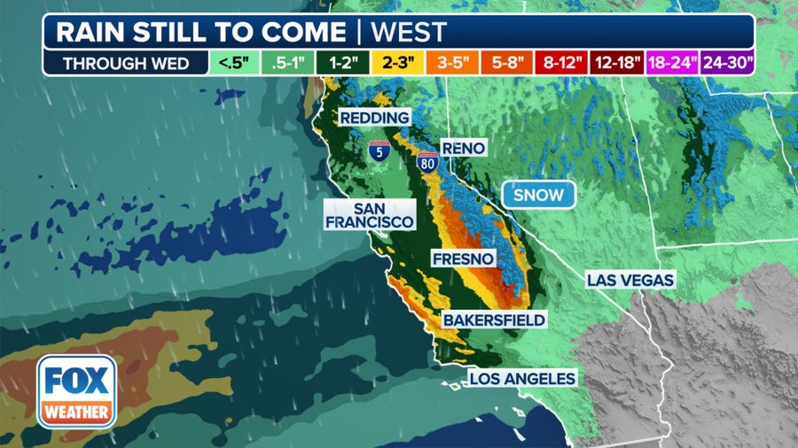 Wet weather to slow pre-Thanksgiving travel across the West