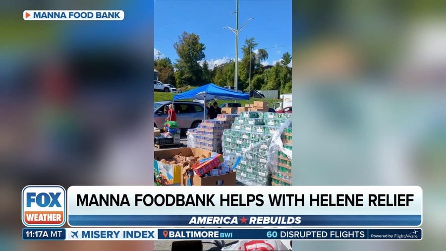 Asheville food bank hosting holiday food drives for Helene survivors