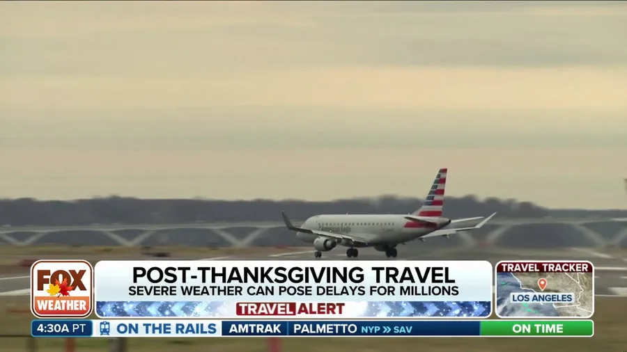 Best way for travelers prepare for bad weather after Thanksgiving