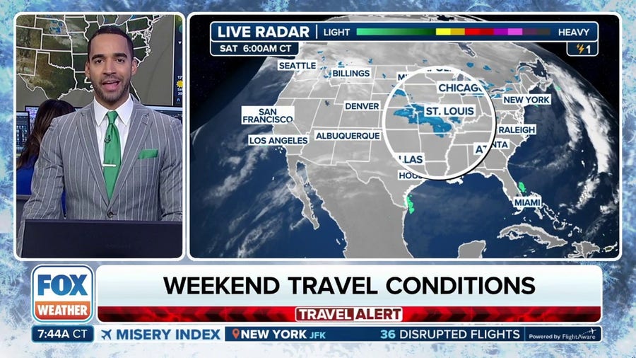 Weekend travel conditions as Thanksgiving holiday nears its end