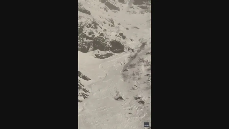 Watch: Video Shows Snowboarder Triggering, Escaping Avalanche On New ...