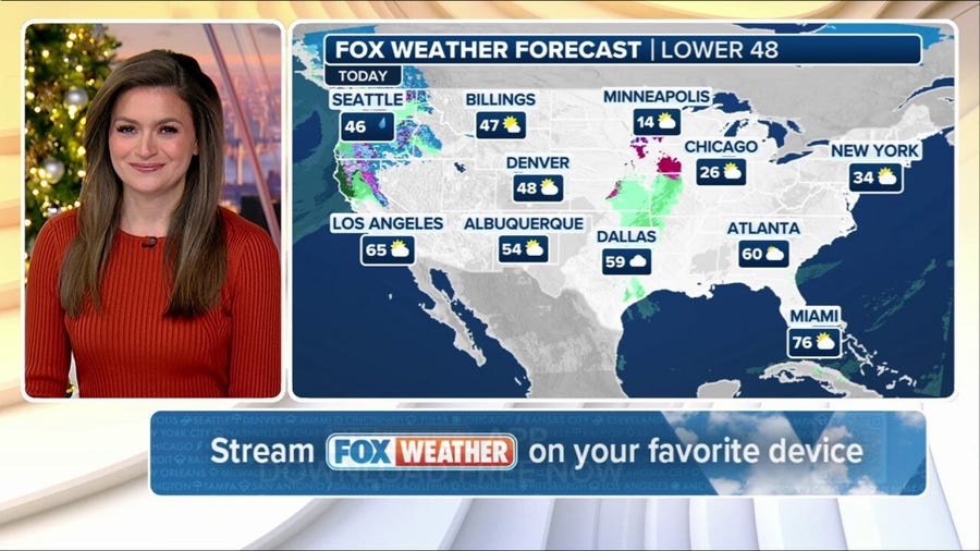 Weather in America: December 13, 2024