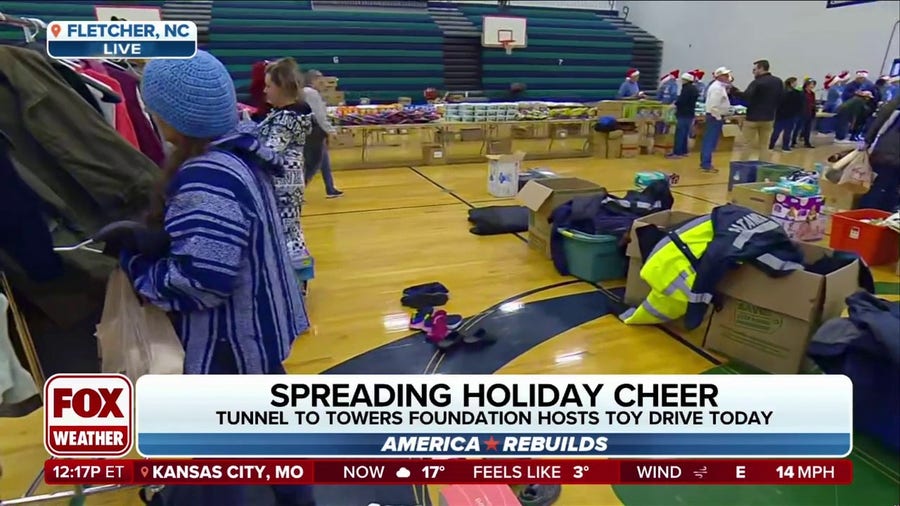 Tunnel to Towers Foundation hosting toy drive for Helene survivors in North Carolina