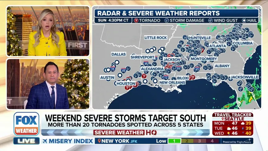 Deadly tornadoes devastate South amid severe weather outbreak