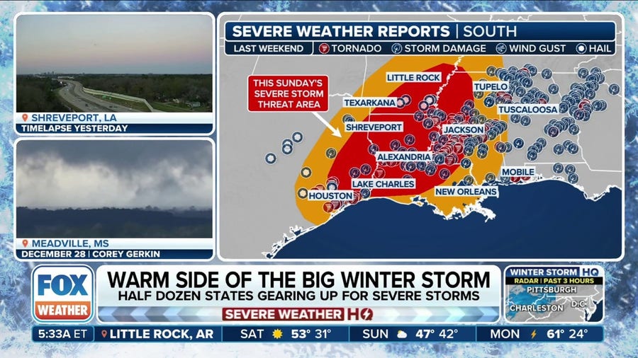 Severe weather to threaten hard-hit communities in the South this weekend