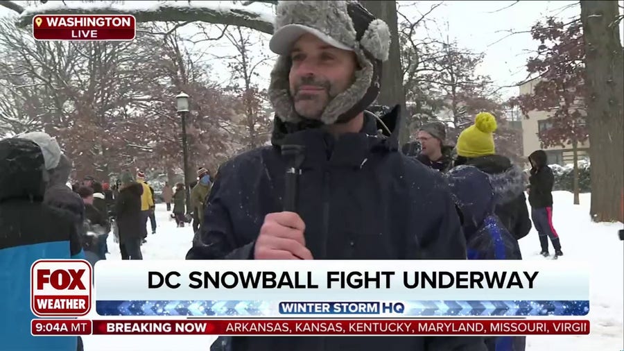 See it: DC residents gather for major snowball fight