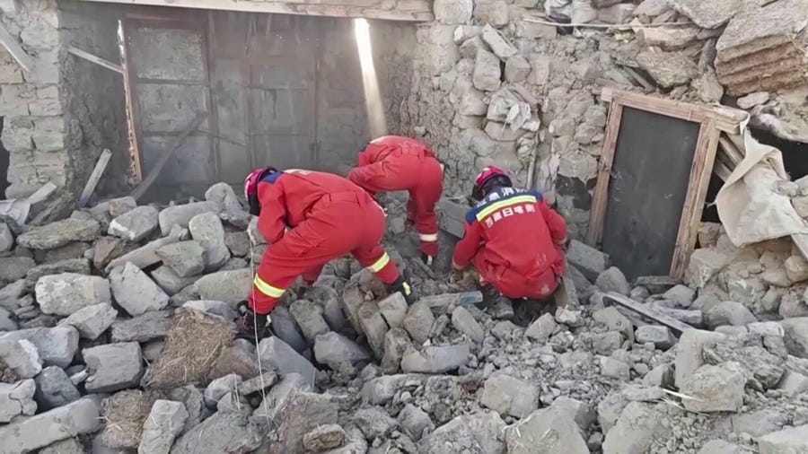 More than 95 people killed during magnitude 7.1 earthquake in China's Tibet region