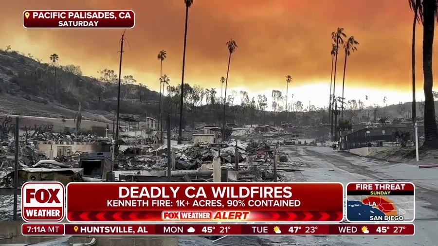 California wildfire death toll rises to 16 as crews race to stop flames from advancing