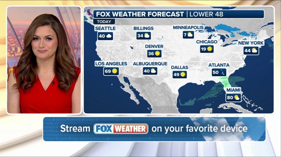 Weather in America: January 13, 2025