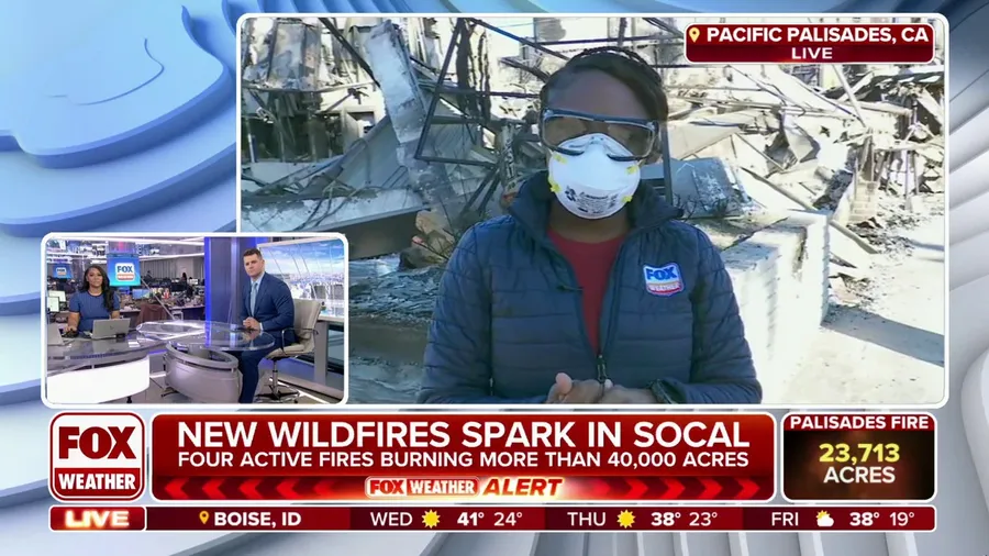 Nervous Los Angeles residents brace for dangerous Santa Ana winds amid critical fire threat