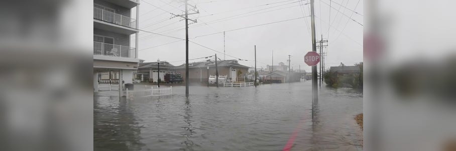 Ian's remnants cause flooding in Ocean City, Maryland