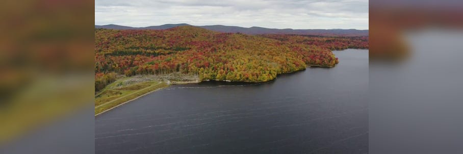 Watch: Drone footage shows spectacular fall foliage in Vermont