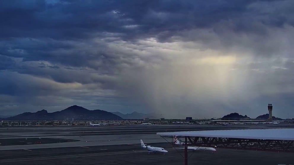 Cameras were rolling as storms moved through the Phoenix area on Tuesday.
