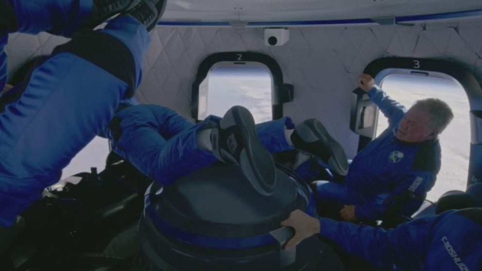 Get an inside look at Blue Origin's flight with William Shatner and others on Wednesday, Oct. 13.