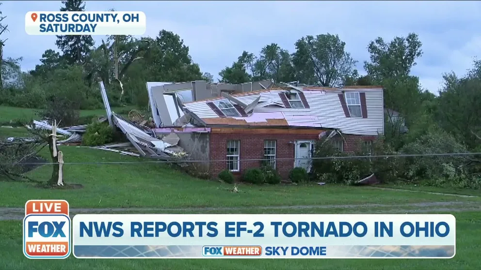 Cleanup is underway in Ohio after a tornado swept through the town of South Salem over the weekend.